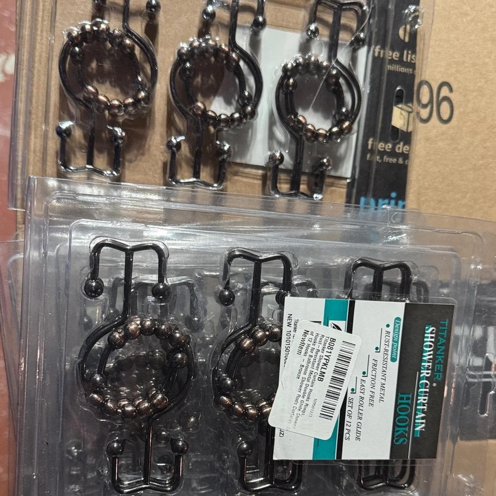 Black Shower Curtain Hooks